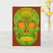 Schedel 10 van het Blad van de esp Kaart (Gele Bloem)