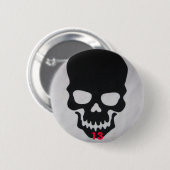 schedel 13 ronde button 5,7 cm (Voorkant /achterkant)