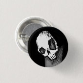 schedel 14 ronde button 3,2 cm (Voorkant /achterkant)