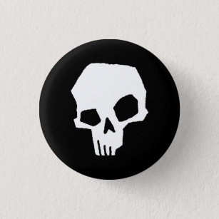 schedel 24 ronde button 3,2 cm