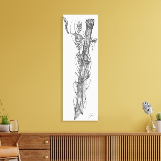 schedel 2 canvas afdruk (Insitu (Woonkamer))