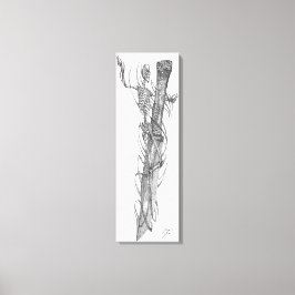 schedel 2 canvas afdruk