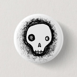schedel 2 ronde button 3,2 cm