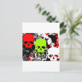 schedel 3 briefkaart (Staand voorkant)