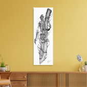 schedel 5 canvas afdruk (Insitu (Woonkamer))