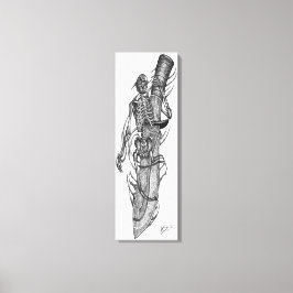 schedel 5 canvas afdruk