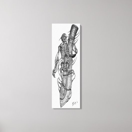 schedel 5 canvas afdruk (Voorkant)