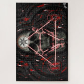 schedel 888 legpuzzel (Verticaal)