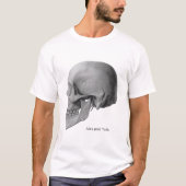 schedel aan de zijkant t-shirt (Voorkant)