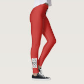 SCHEDEL AANGEPASTE MONOGRAM LEGGINGS (Rechts)
