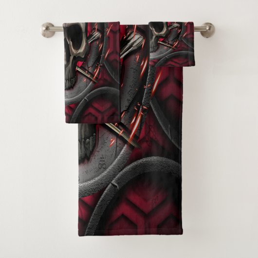 schedel Ars Longa Vita Brevis Bad Handdoek (Insitu)