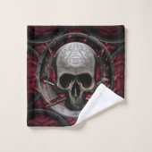 schedel Ars Longa Vita Brevis Bad Handdoek (Wasdoekje)