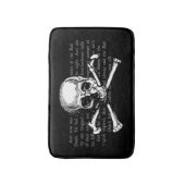  schedel badmat (Voorkant Verticaal)