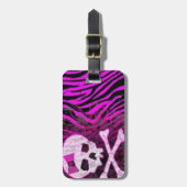 schedel bagagelabel (Voorkant verticaal)