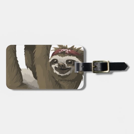 schedel bagagelabel (Voorkant horizontaal)