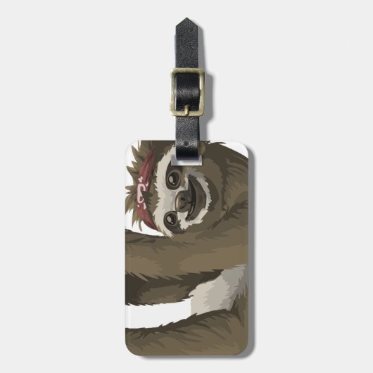 schedel bagagelabel (Voorkant verticaal)