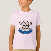 Schedel - Basis T-shirt voor kinderen (Voorkant)