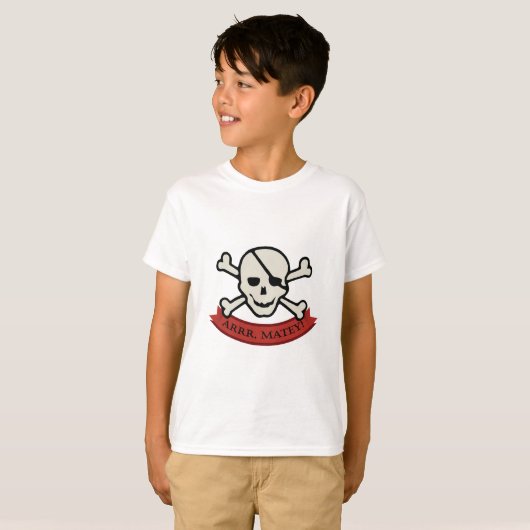 Schedel - Basis T-shirt voor kinderen (Voorkant volledig)