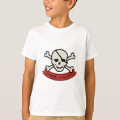 Schedel - Basis T-shirt voor kinderen (Voorkant)