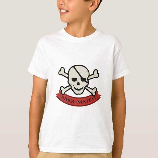 Schedel - Basis T-shirt voor kinderen (Voorkant)