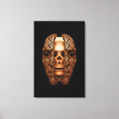 Schedel binnen: Innerlijke complexiteit onthullen Canvas Afdruk (Voorkant)