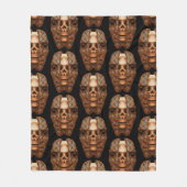 Schedel binnen: Innerlijke complexiteit onthullen Fleece Deken (Voorkant)