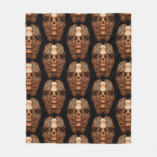 Schedel binnen: Innerlijke complexiteit onthullen Fleece Deken (Voorkant)