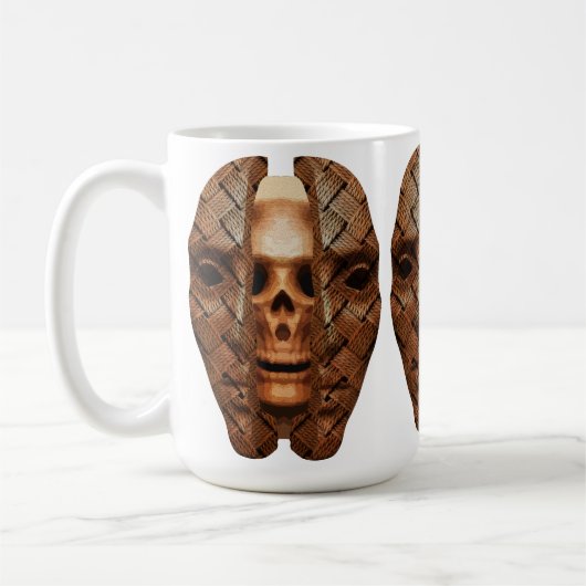 Schedel binnen: Innerlijke complexiteit onthullen Koffiemok (Links)