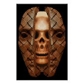 Schedel binnen: Innerlijke complexiteit onthullen Perfect Poster (Voorkant)