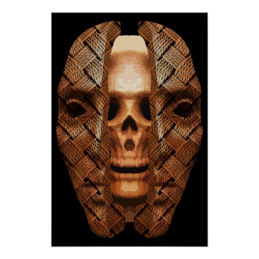 Schedel binnen: Innerlijke complexiteit onthullen Perfect Poster (Voorkant)