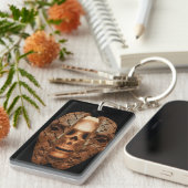 Schedel binnen: Innerlijke complexiteit onthullen Sleutelhanger (Voorkant Rechts)