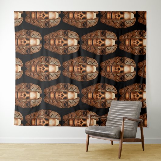 Schedel binnen: Innerlijke complexiteit onthullen Wandkleed (In Situ (horizontaal))