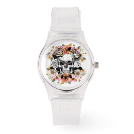 Schedel & Bloemen Horloge