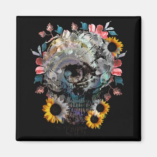 SCHEDEL BLOEMEN MAGNEET (Voorkant)