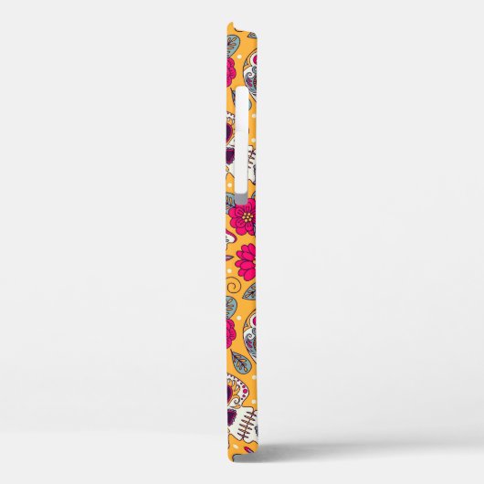 Schedel bloemen: Mexicaanse dag achtergrond Case-Mate iPhone Case (Achterkant / Links)