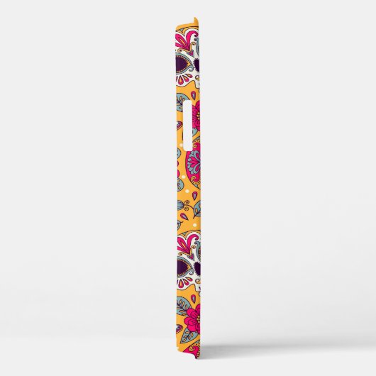 Schedel bloemen: Mexicaanse dag achtergrond Case-Mate iPhone Case (Achterkant / Rechts)