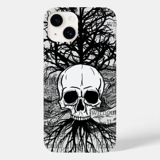 Schedel & Boeken Hoesje-Mate iPhone Case (Achterkant)