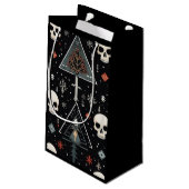 Schedel & Boom Gift Bag Klein Cadeauzakje (Achterkant Gekanteld)