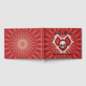 Schedel Botten Gotisch Jubileum Rode Hart Spiraal Gastenboek (Volledig)