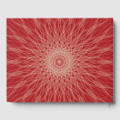 Schedel Botten Gotisch Jubileum Rode Hart Spiraal Gastenboek (Achterkant)