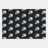 Schedel & Botten Halloween Inpakpapier Vel (Voorkant)