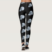 Schedel & Botten Halloween Leggings (Achterkant)
