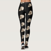 Schedel & Botten Halloween Leggings (Achterkant)