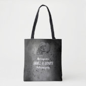 Schedel & Botten Halloween Tote Bag (Voorkant)