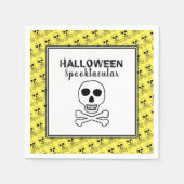 Schedel & Botten, Halloweenfeest Servet (Voorkant)