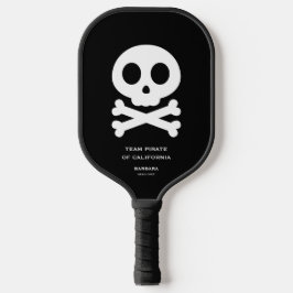 Schedel Botten Pickleball Team Familie Halloween Pickleball Paddle
