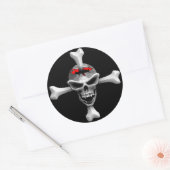 Schedel Botten Sticker (Envelop)