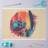 Schedel Botten Surf Ride #3 Decoupage Tissuepapier (Craft)