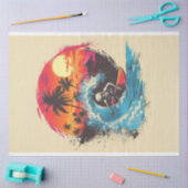 Schedel Botten Surf Rider #4 Tissuepapier (Craft)