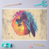 Schedel Botten Surf Rider Decoupage Tissuepapier (Craft)